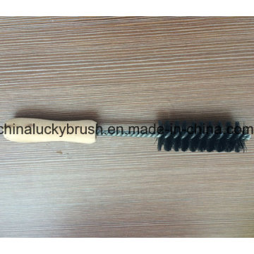 Wooden Handle Black Nylon Wire Cleaning Brush (YY-606)